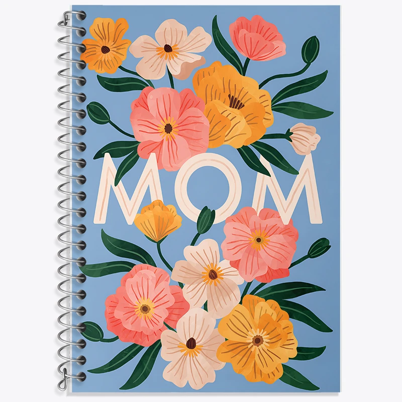 دفتر زبان 50 برگ خندالو مدل سه خط طرح روز مادر کد F7432