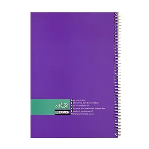 دفتر مشق 40 برگ برکه مدل فنری کد 6200