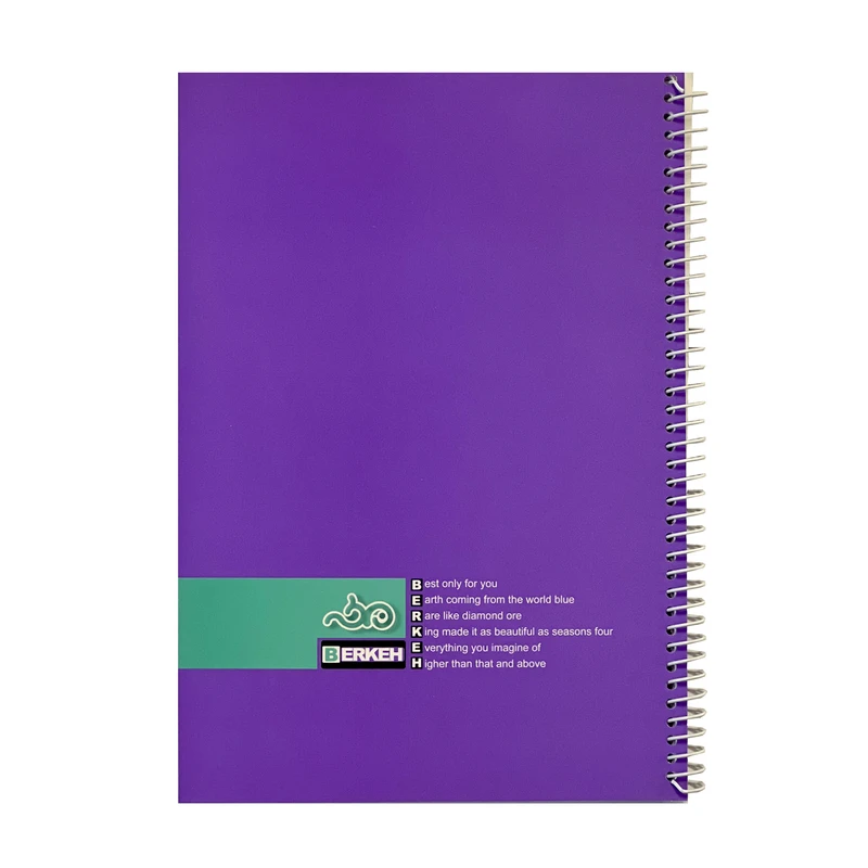 دفتر مشق 40 برگ برکه مدل فنری کد 6200