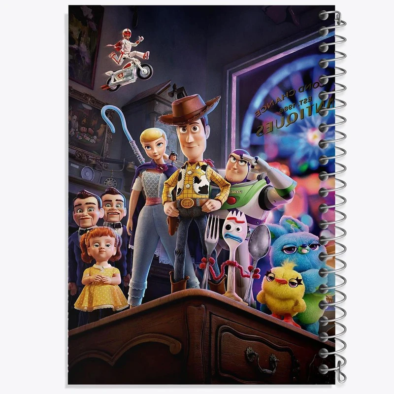 دفتر ژورنال نویسی 50 برگ خندالو مدل نقطه ای طرح داستان اسباب بازی Toy Story کد 3922