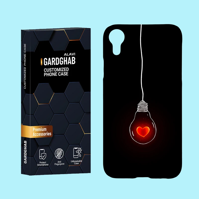 کاور گارد قاب علوی مدل عاشقانه مناسب برای گوشی موبایل اپل iPhone XR