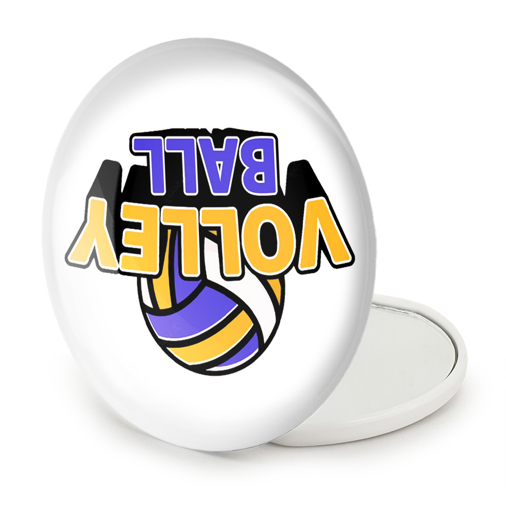 آینه جیبی خندالو طرح والیبال Volleyball مدل تاشو کد 26403