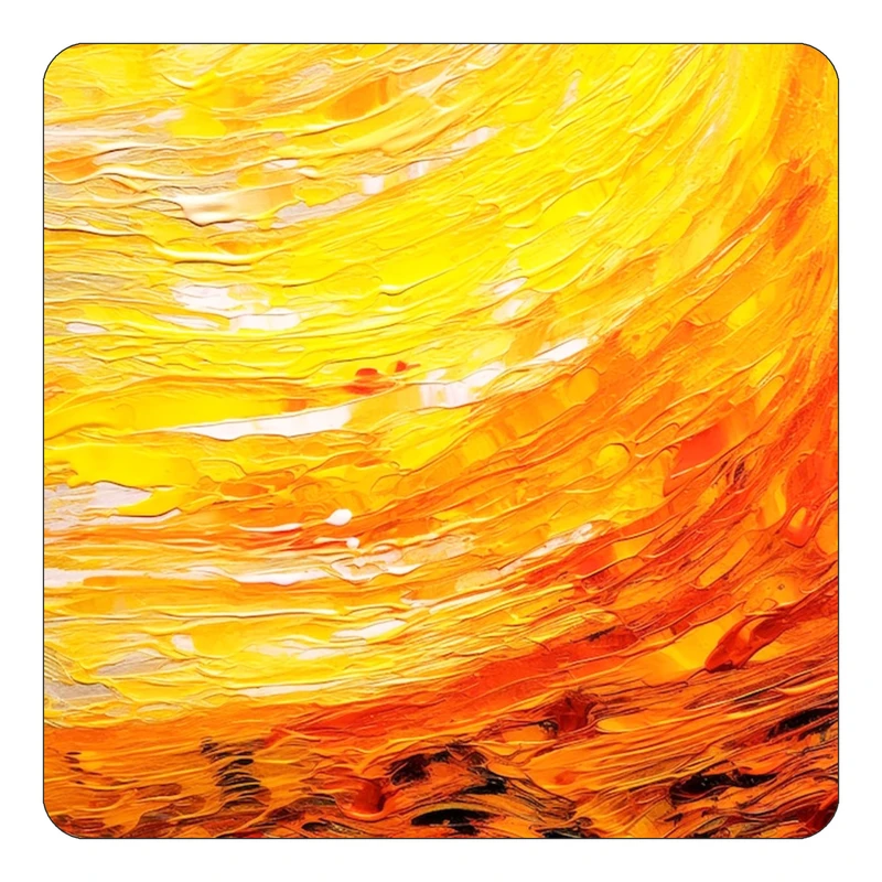 مگنت کاکتی طرح نقاشی رنگ روغن مدل mp73549