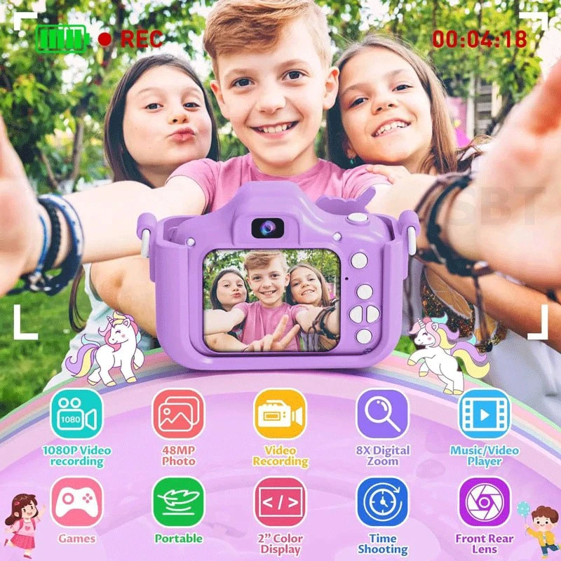 عکس شماره 5 : دوربین دیجیتال کودک مدل cute unicorn
