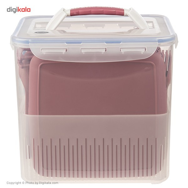 سبد پیک نیک لیمون مدل Four Lock