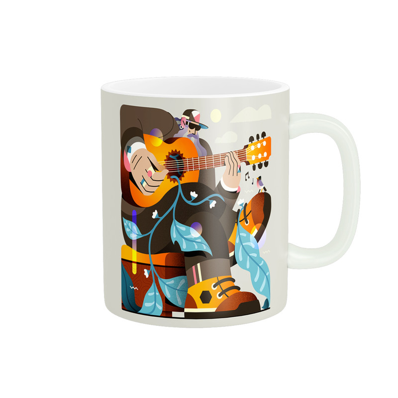 ماگ طرح گیتار کد 120