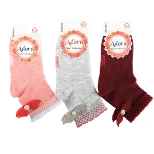 جوراب دخترانه آدورا  کد522/3 مجموعه 3 عددی