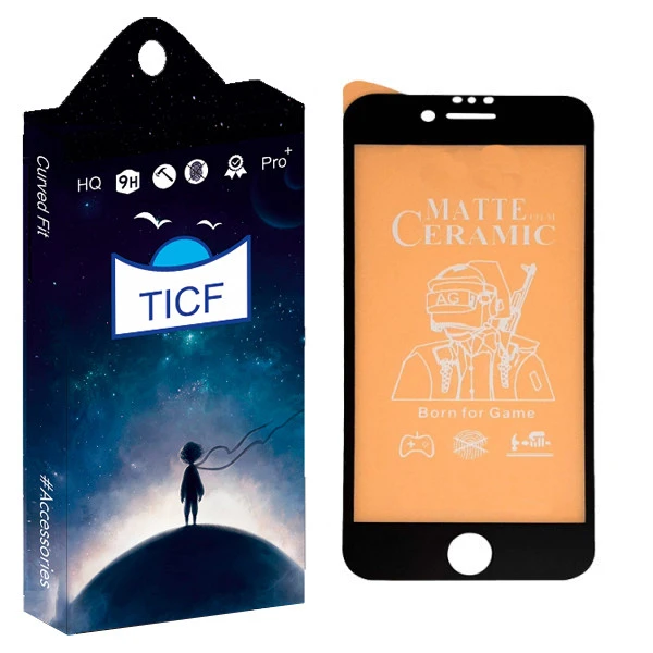 محافظ صفحه نمایش مات تی آی سی اف مدل  HDpluse مناسب برای گوشی موبایل اپل Iphone6/7/8