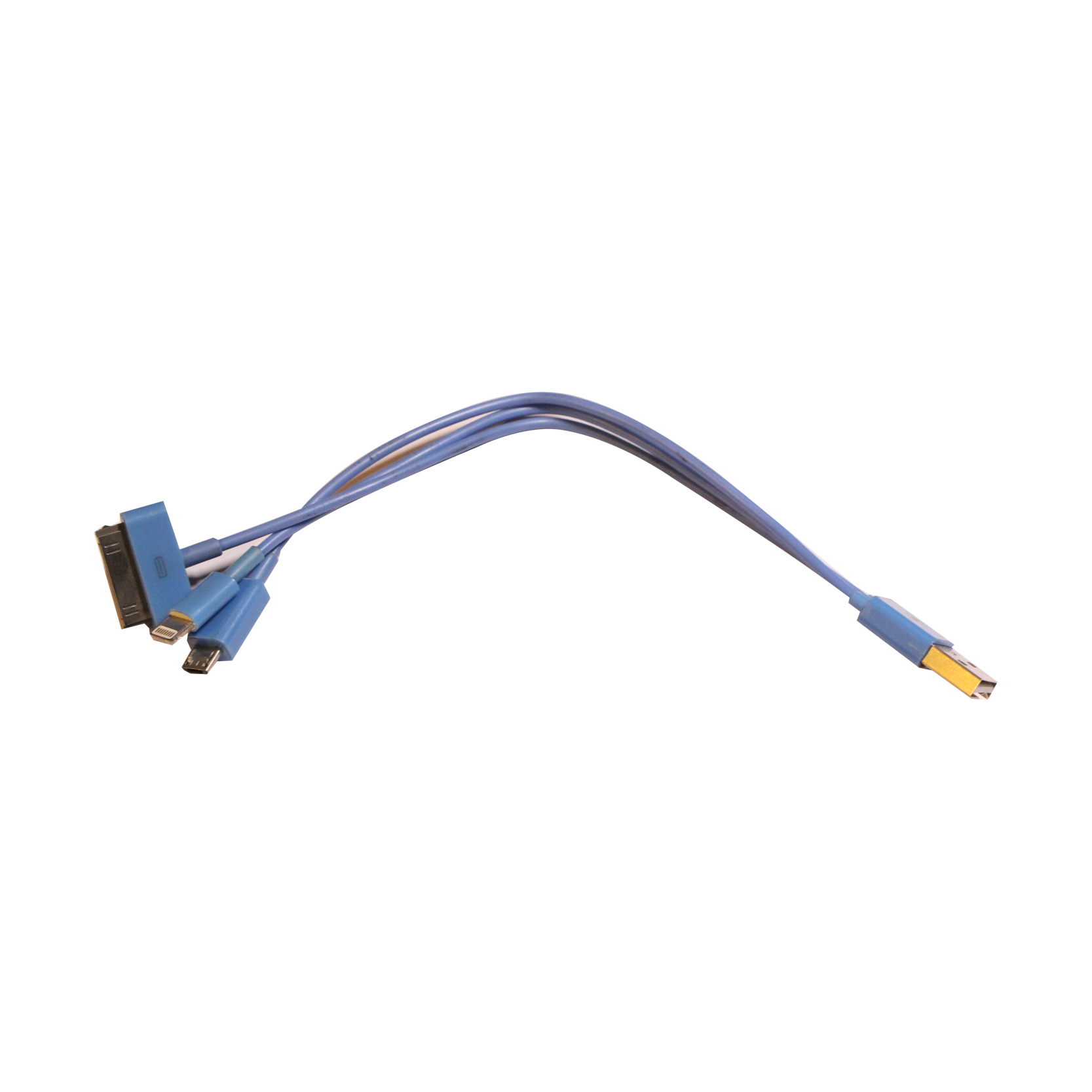 کابل تبدیل USB به لایتنینگ/ microUSB /30pin مدل RC-028i طول 22 سانتی متر