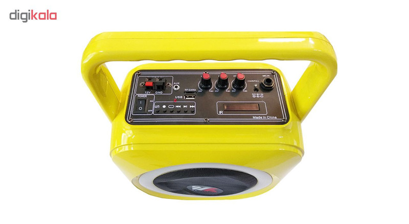 پخش کننده چندرسانه ای خانگی ام کی مدل MK-F105 به همراه میکروفن پخش کننده چندرسانه ای خانگی ام کی مدل MK-F105 به همراه میکروفن