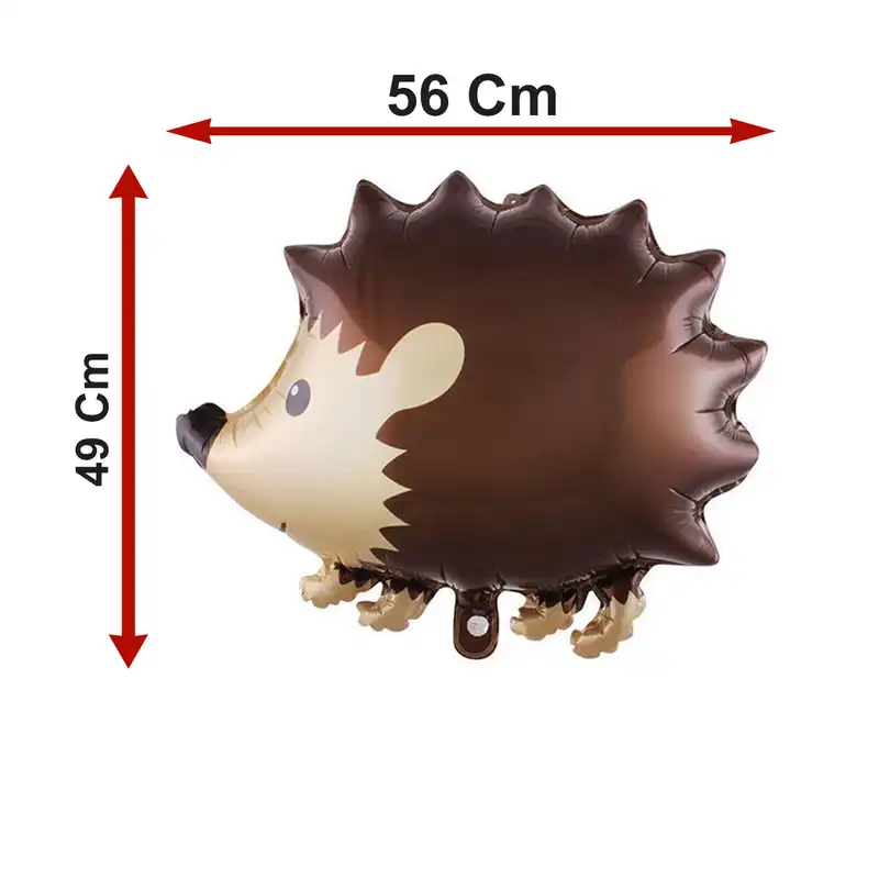 بادکنک فویلی لاکی بالونز مدل جوجه تیغی طرح حیوانات کد 1211