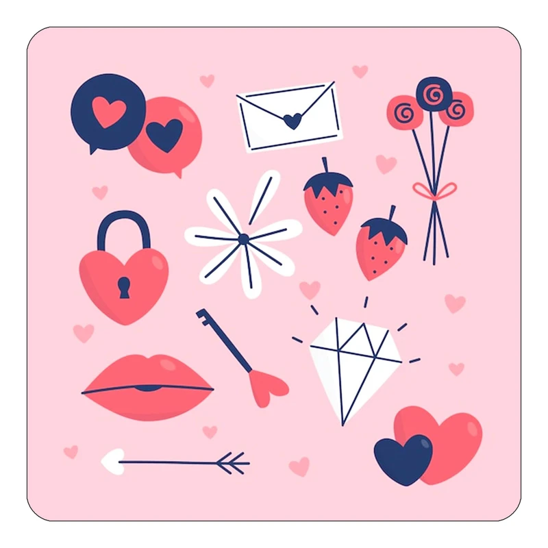 مگنت کاکتی طرح عاشقانه مدل mp37374