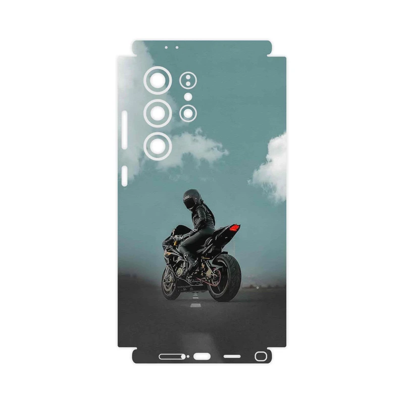 برچسب پوششی ماهوت مدل Motorcycling-FullSkin مناسب برای گوشی موبایل سامسونگ Galaxy S24 Ultra