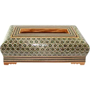 جعبه دستمال کاغذی خاتم کوروش کروبی کد 009