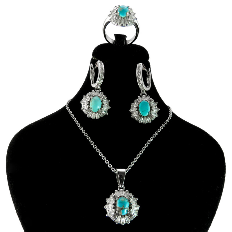 نیم ست نقره زنانه کد AV030-1 نیم ست نقره زنانه کد AV030-1