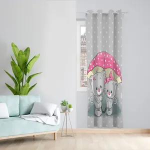 پرده مدل گربه مخمل پانچی کد 988 سایز 140x280 سانتی متر