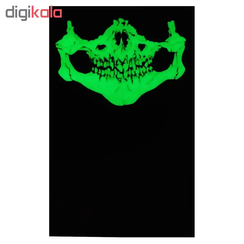 اسکارف شبرنگ صورت طرح اسکلت مدل ۳