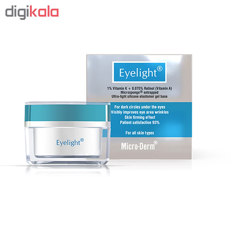 کپسول ژله ای 30 عددی روشن کننده و ضد چروک قوی دور چشم میکرودرم مدل Eyelight کپسول ژله ای 30 عددی روشن کننده و ضد چروک قوی دور چشم میکرودرم مدل Eyelight