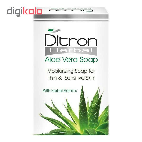 صابون دیترون سری Herbal مدل Aloe Vera وزن ۱۱۰ گرم