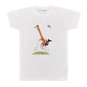 تی شرت بچگانه پرمانه طرح زرافه بامزه کد pmt.5660