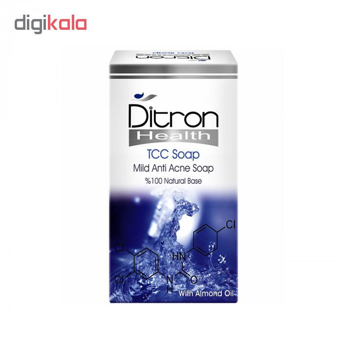صابون آنتی آکنه دیترون سری Health مدل TCC وزن ۱۱۰ گرم