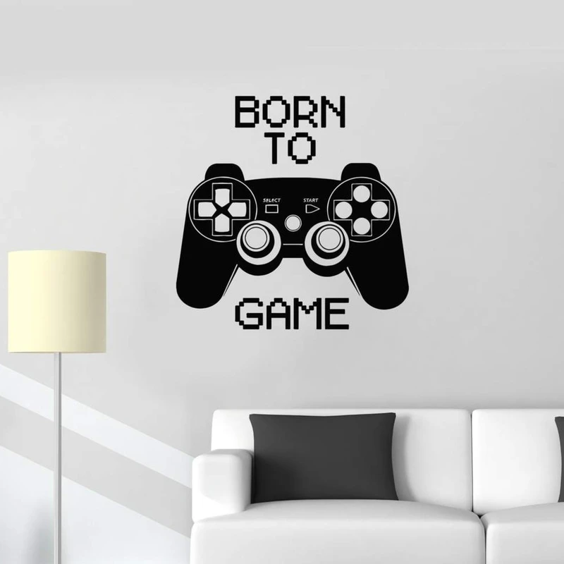 استیکر وی وین آرت طرح Born To Be Game کد S31