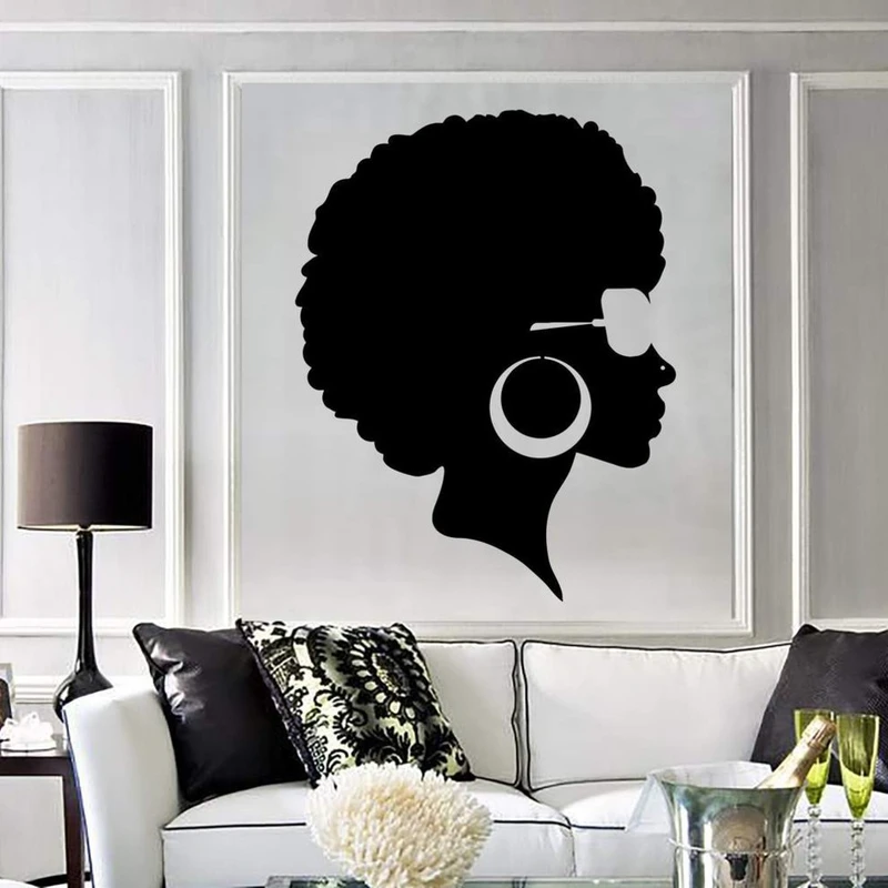 استیکر وی وین آرت طرح Afro کد S37