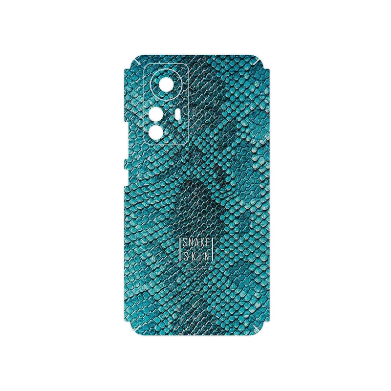 برچسب پوششی ماهوت مدل Blue Snake Skin مناسب برای گوشی موبایل شیائومی 12 Pro