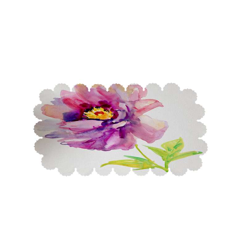 رومیزی طرح گل کد 6282R