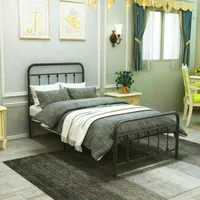 تخت خواب فلزی یک نفره مدل TF12 سایز 90*200 سانتی متر