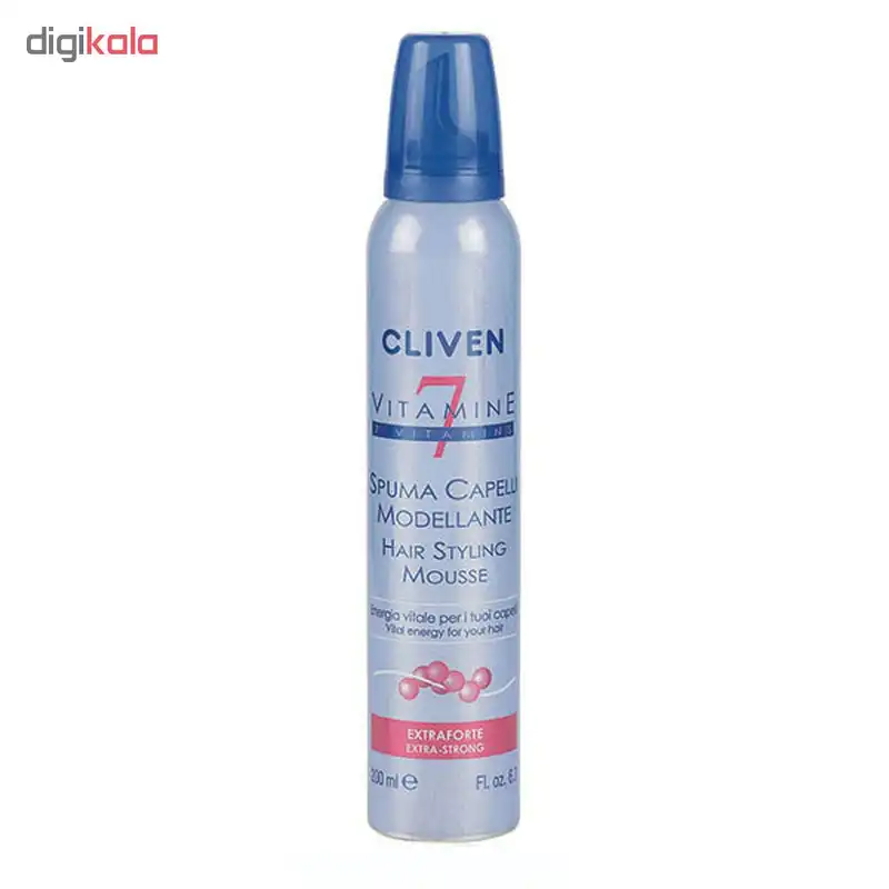 موس حالت دهنده مو کلیون مدل 7Vitamine حجم 200 میلی لیتر