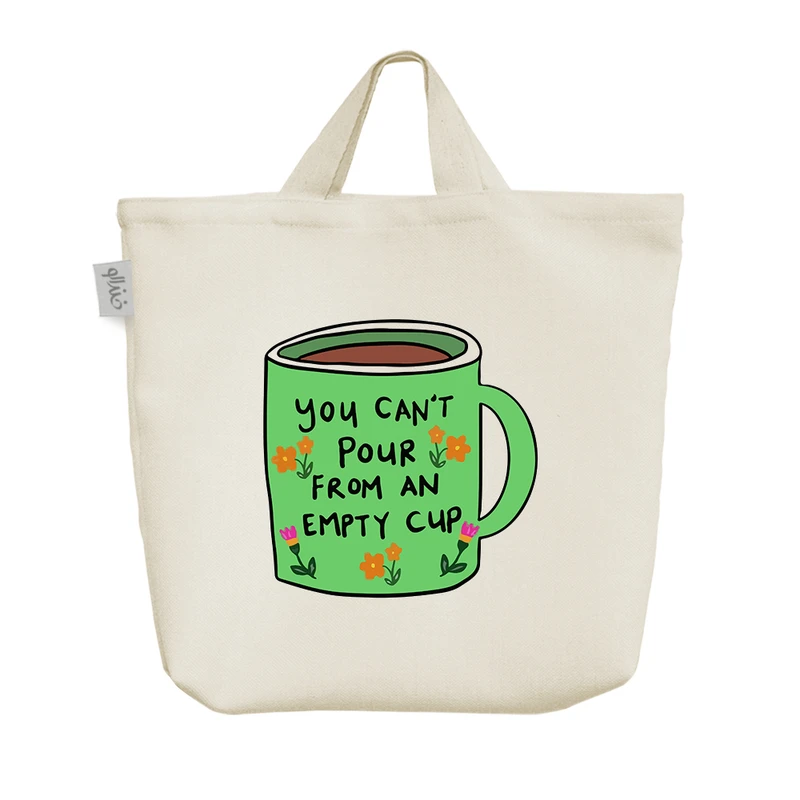 ساک خرید خندالو مدل ماگ سبز کد 8402