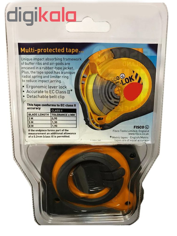 متر 5 متری ضد ضربه فیسکو مدل TUF LOK