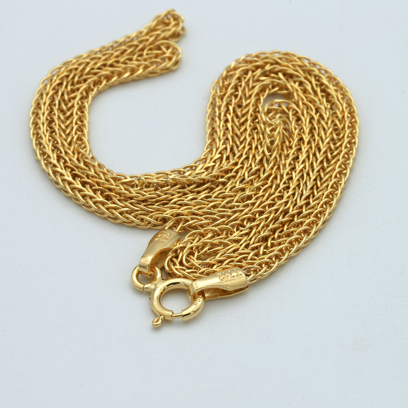 زنجير طلا 18 عيار زنانه كد 826