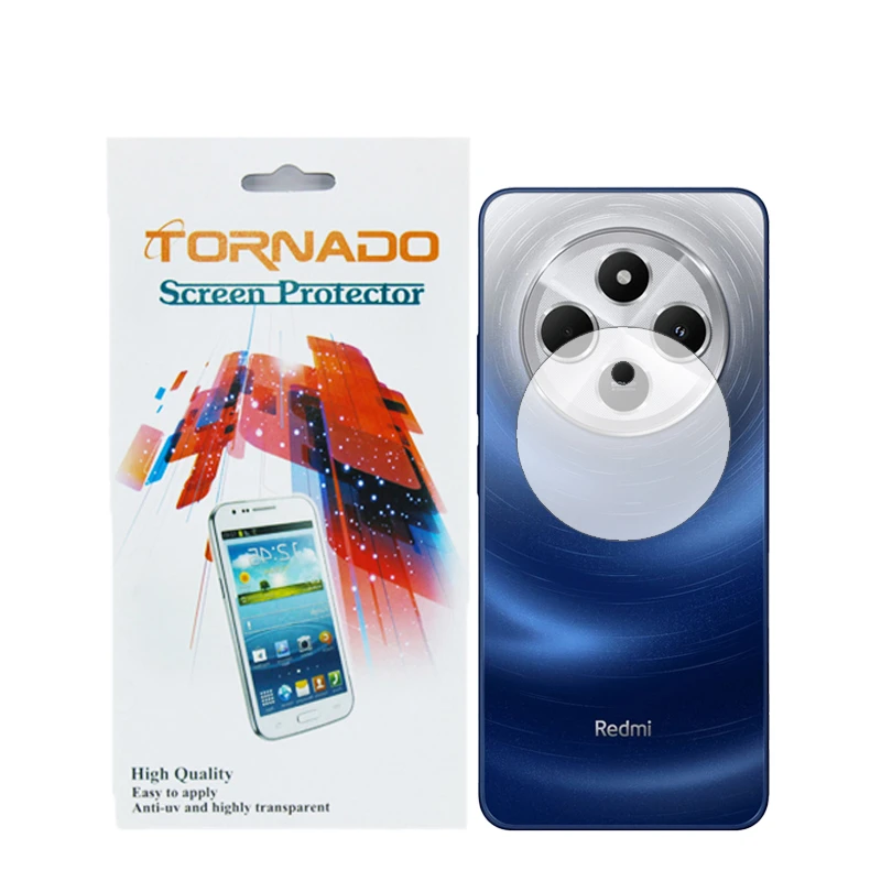 محافظ لنز تورنادو مدل نانوگلس مناسب برای گوشی موبایل شیائومی Redmi 14C بسته 40 عددی