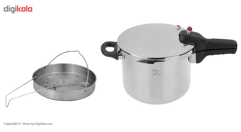 زودپز پارس استیل مدل کف سه لایه گنجایش 6 ليتر