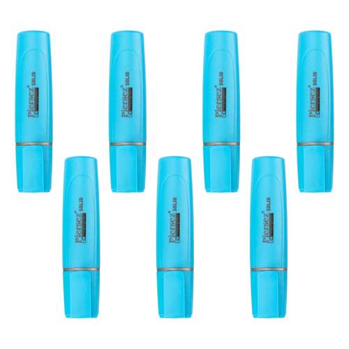هایلایتر کتابی پییرسز کد PZB0068 مدل سالید بسته 7 عددی 