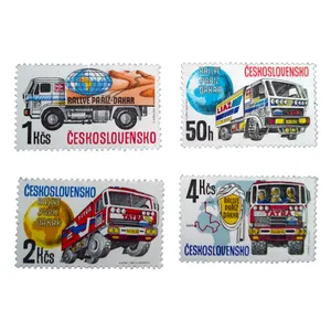 تمبر یادگاری مدل اتوموبيل كد a-971 مجموعه 4 عددي