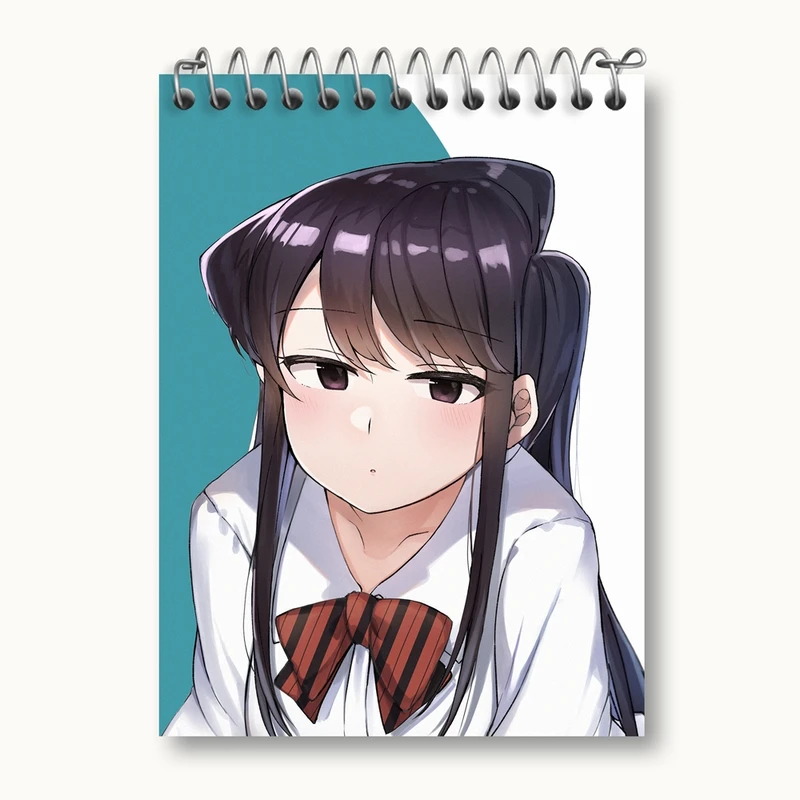 دفتر یادداشت 50 برگ خندالو مدل انیمه کومی سان کد 16066