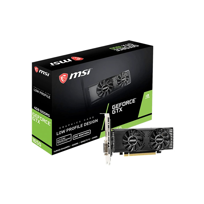 کارت گرافیک ام اس ای مدل GeForce GTX 1650 4GB LP OC