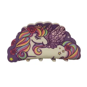 کلیپس مو دخترانه مدل یونیکورن کد 4