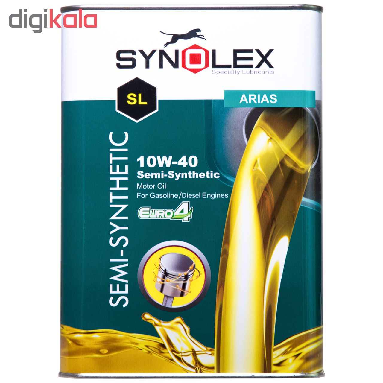 روغن موتور خودرو سینولکس مدل 10W-40 SL حجم 3.5 لیتر