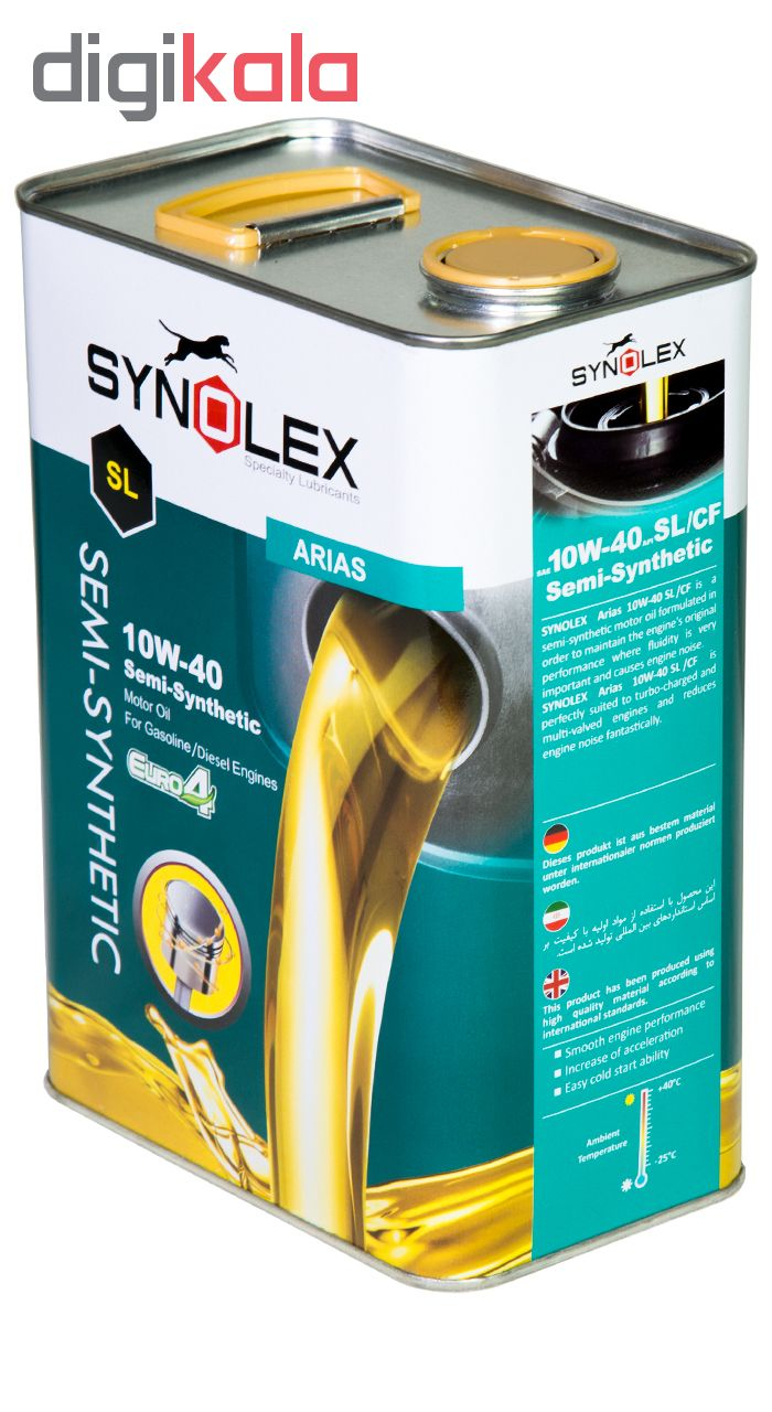 روغن موتور خودرو سینولکس مدل 10W-40 SL حجم 3.5 لیتر