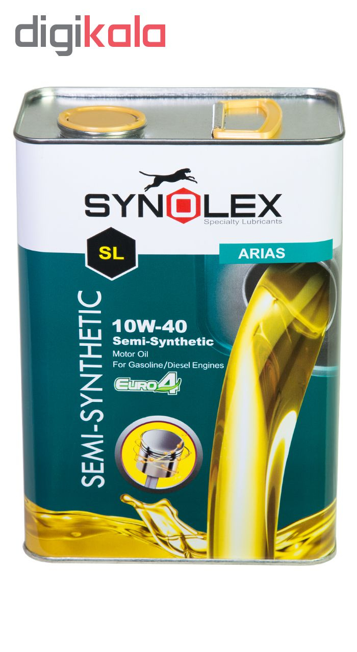 روغن موتور خودرو سینولکس مدل 10W-40 SL حجم 3.5 لیتر