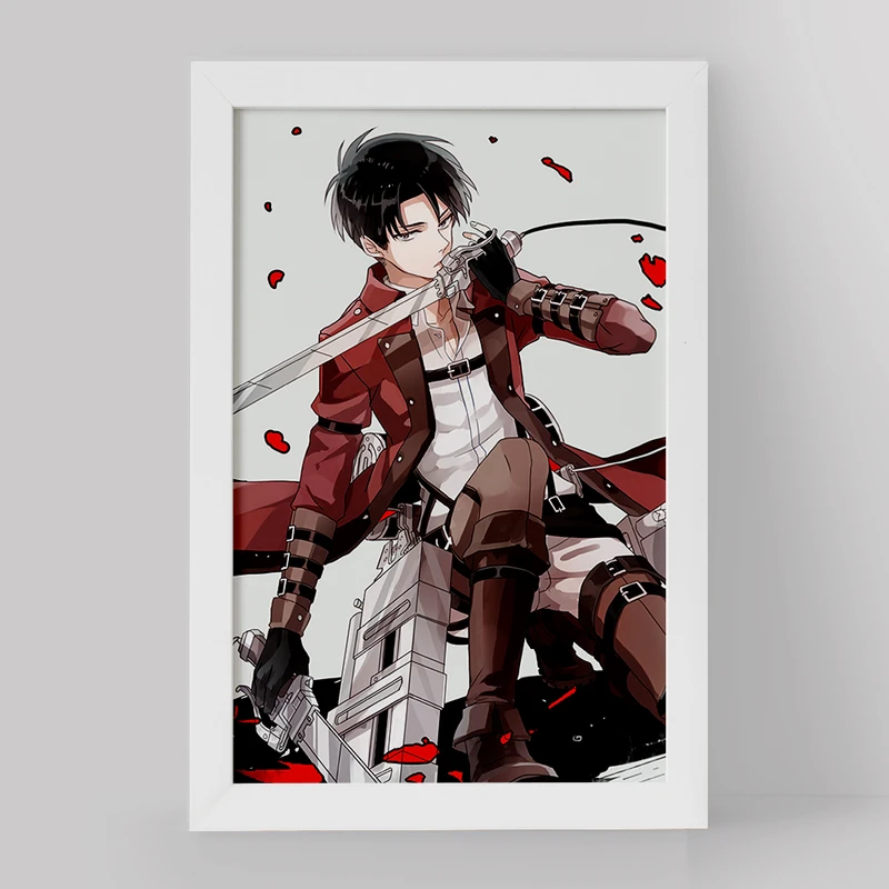 تابلو خندالو مدل لیوای انیمه اتک آن تایتان Attack on Titan کد 18541