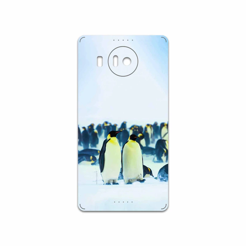 برچسب پوششی ماهوت مدل Penguin مناسب برای گوشی موبایل مایکروسافت Lumia 950 XL