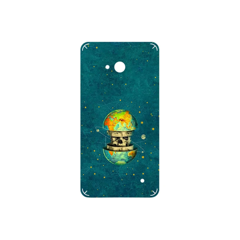 برچسب پوششی ماهوت مدل Collage of Earth Face مناسب برای گوشی موبایل مایکروسافت Lumia 640