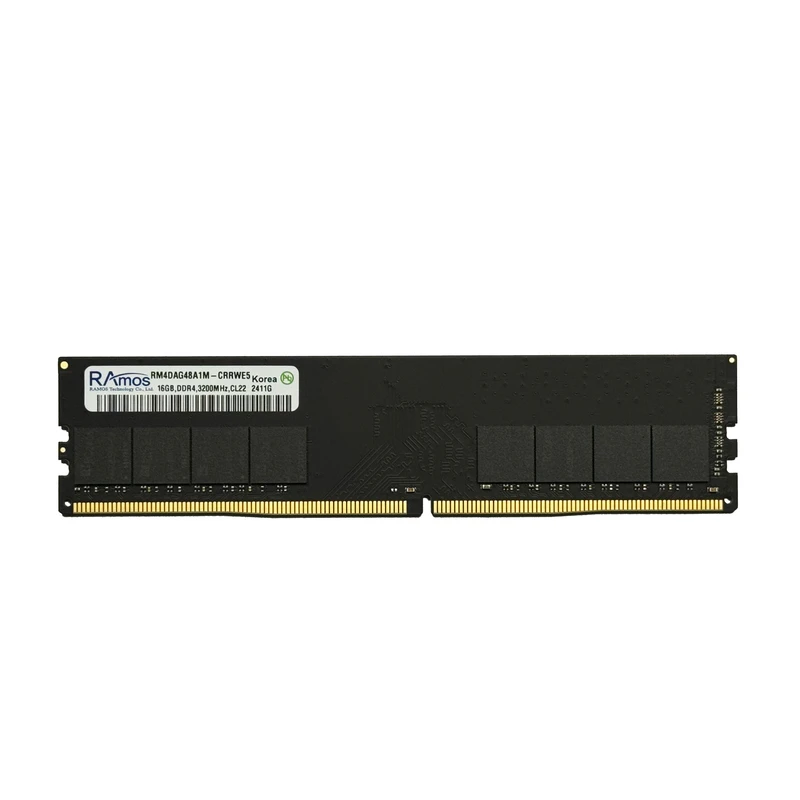رم دسکتاپ DDR4 تک کاناله 3200 مگاهرتز CL22 راموس مدل CRRWE5 ظرفیت 16 گیگابایت رم دسکتاپ DDR4 تک کاناله 3200 مگاهرتز CL22 راموس مدل CRRWE5 ظرفیت 16 گیگابایت