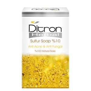 نقد و بررسی صابون ضد آکنه دیترون مدل Sulfur وزن 110 گرم توسط خریداران