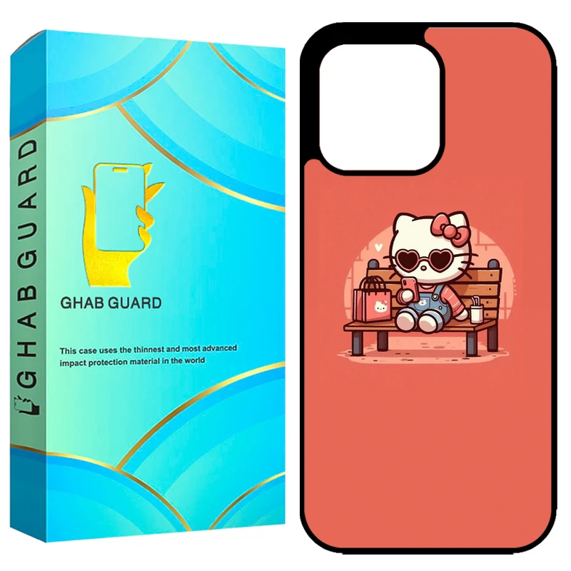 کاور قاب گارد طرح کیتی مدل GCHP13PM مناسب برای گوشی موبایل اپل iPhone 13 Pro Max